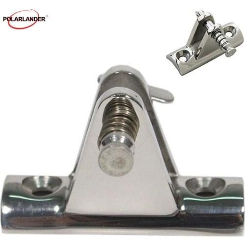 Deck Hinge Bimini Top Fitting 20 mm /25mm Concave Base Stainless Steel Marine Boat Diameter Pipe