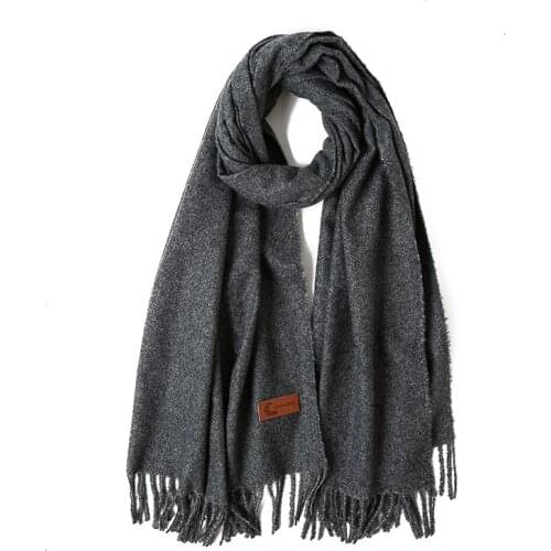 Luxury Designer Cashmere Pashmina Womens Scarf Winter Mens Neckwarmer Scarves for Ladies Unisex Large Size Bandana 200*70cm