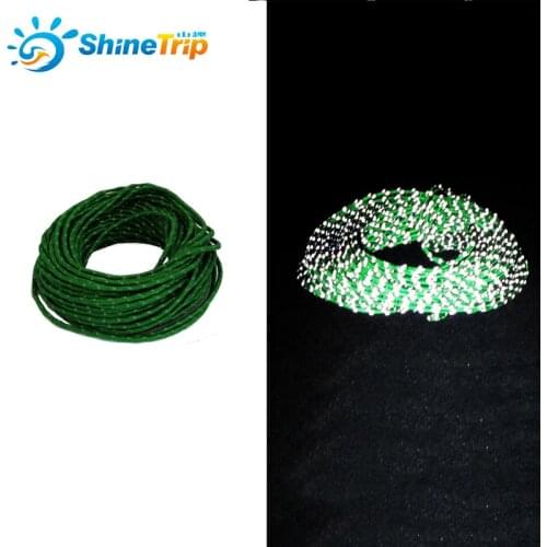 2.5mm Reflective Paracord Tent wind rope multifunctional Bold Tent fixed rope Reflective clothesline Multipurpose rope 50 Feet