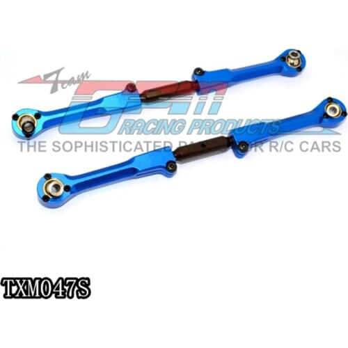 GPM SPRING STEEL FRONT STEERING ROD WITH ALUMINIUM ENDS For TRAXXAS X-MAXX RC Upgrade