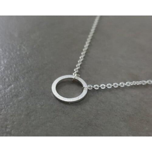 Luck Charm Karma Life Round Necklaces For Women Lucky Jewelry Femme Stainless Steel Chain Friendship Necklace BFF Collar Mujer