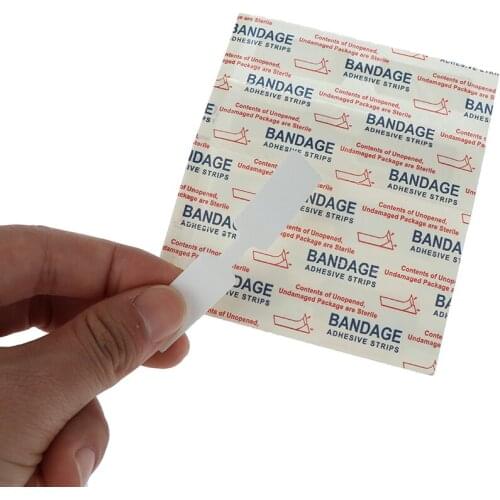 10PC/Box Medical Band-Aids Waterproof Breathable Cushion Adhesive Plaster Wound Hemostasis Sticker Band First Aid Bandage