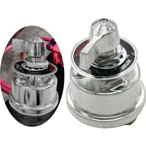 12-48V Heavy-Duty Battery Disconnect Switch Isolator Kill with Face Plate