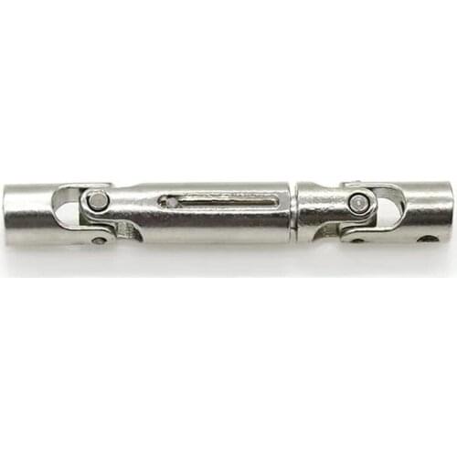 2pcs/set Metal Universal Joint Drive Shaft for 1/16 WPL D12 Henglong Feiyu JJRC RC Truck DIY Upgrade Parts