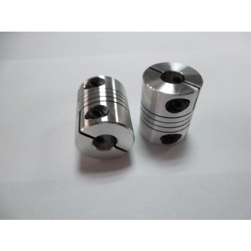 6x6mm CNC Motor Jaw Shaft Coupler 6mm To 6mm Flexible Coupling OD 20x25mm