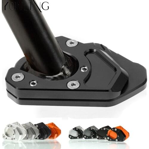 FOR 125 200 250 390 RC 125 200 250 390 Motorcycle Accessories Kickstand Side Stand Extension Enlarger Support Pad Plate