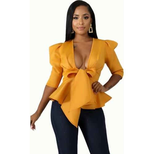 Doyerl Short Sleeve Blouses