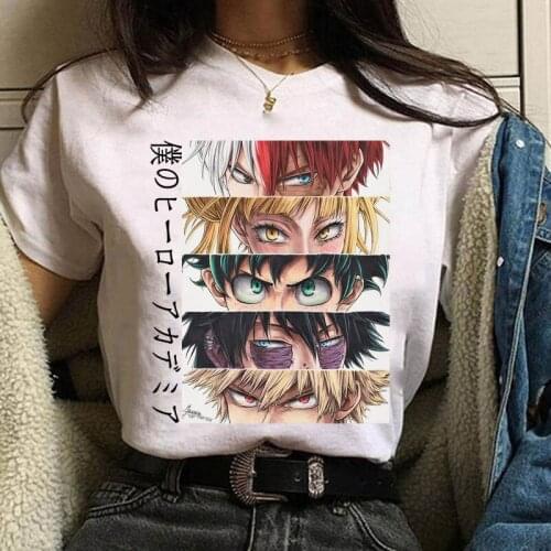 Japanese Anime My Hero Academia T-Shirt My Hero Academy Printed Tee For Men Women