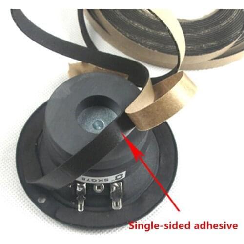 I KEY BUY 2pcs 2mm*10mm Car Speaker Sponge Seal EVA Pad Shockproof Stickers Bottom Cotton Paste Junction Box Sealing Pads