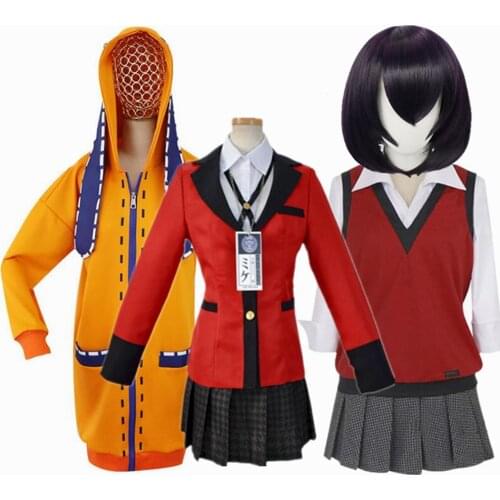Anime Vetement Manga Yumeko Jabami Twin Uniform Cosplay Costumes Halloween Girls Clothes Women Suits