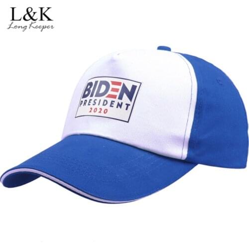 LongKeeper Joe Biden 2020 American President Election Baseball Cap Women Men Trucker Hats Fashion Adjustable Printing Cap