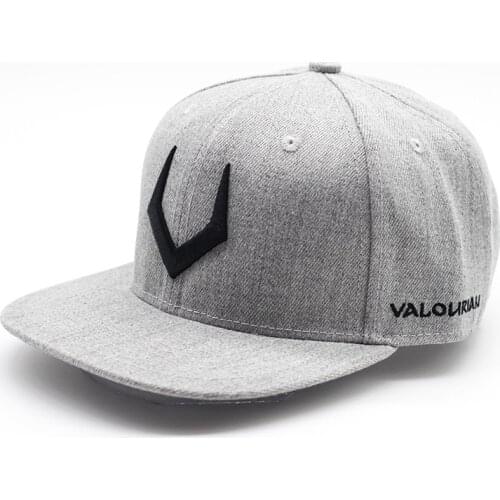 2020 new hip hop grey wool snapback 3D pierced embroidery baseball cap for men and women leisure cap