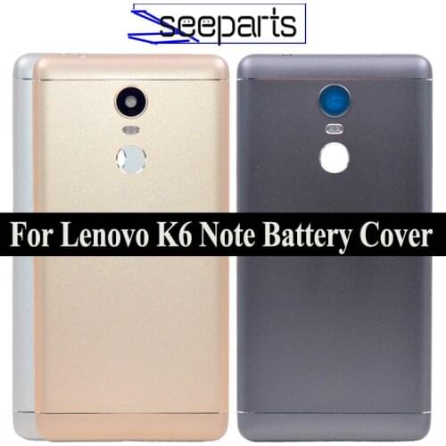 Lenovo K6 Note Original Metal Cover Case for Lenovo K6 Note Back Battery Cover Housing Replacement Parts K6 Note