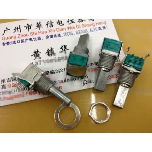 Original new 100% RV09 horizontal double potentiometer MN50KX2 with the midpoint (SWITCH)