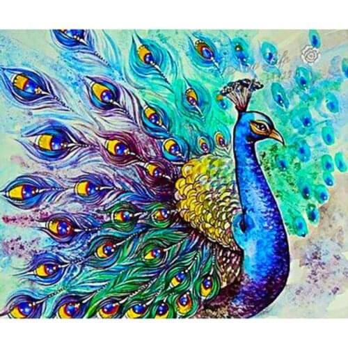 Peacock Wedding Decoration Diamond Painting Cross Stitch FULL 5D DIY Diamond Embroidery crystal diamond Mosaic Home decor gift