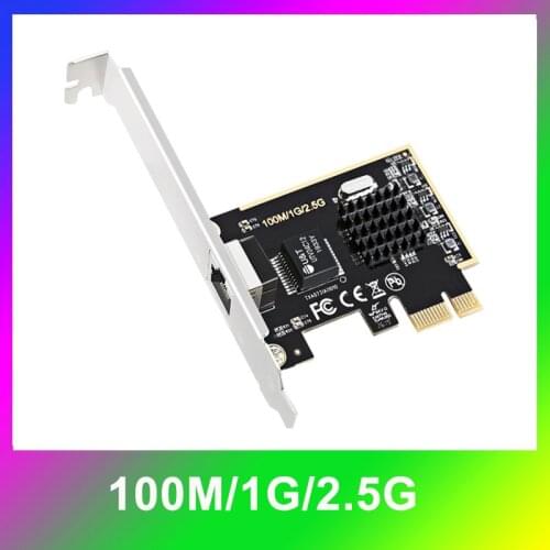 PCIe PCI Express Network Lan Card 100/1000M 2.5G Gigabit Game Network adapter RJ45 RTL8152 Chipset 802.11n For Destop