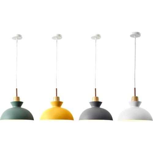 Chandelier Multicolor Lampshade Chandelier Family Restaurant Bar Hotel Cafe Decoration