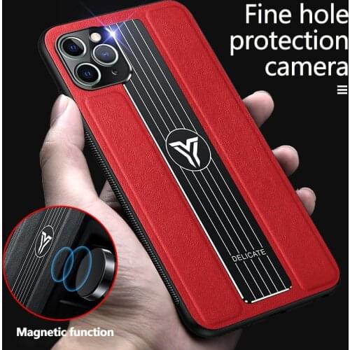 Luxury Leather Magnetic Phone Case For iPhone 12 11 Pro XS Max XR X 8 7 6 Plus Protection Cover