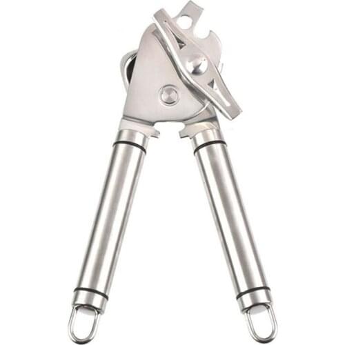 Manual Can Opener Stainless Steel Plastic Food-Safe Bottle Opener Ergonomic Jars & Tin Can Opener Nice Design Kitchen Tools
