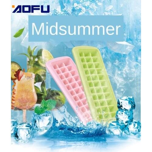 33 Hole Silicone Ice Cream Mould Ice Mold Ray Popsicle Barrel Diy Mold Dessert Ice Cream Mold with Popsicle Stick