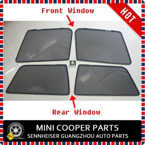 Hot Sale 1 set Black Car Sunshade Auto Accessories Car Styling Car Sun Visor Window Sun Visor For mini cooper F56