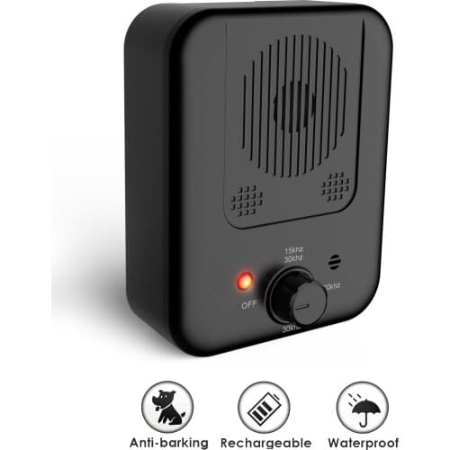 Outdoor Pet Anti Barking USB Dog Repeller Ultrasonic Harmless Anti-Barking Suppressor Anti-Noise Dog Control Training Device