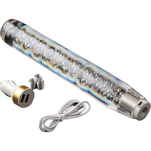 Universal LED Crystal Bubble Car Gear Stick Lever er Knob