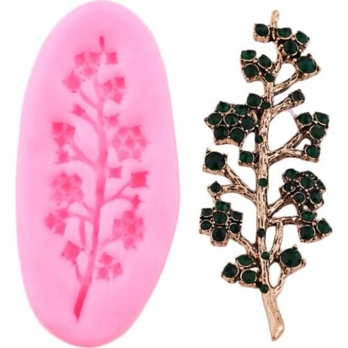 Tree Branches Silicone Mold DIY Chocolate Fondant Molds Cupcake Topper Cake Decorating Tools Polymer Clay Candy Chocolate Moulds