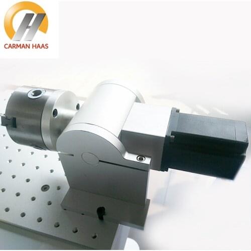 Diameter 80MM Rotary Device For Laser Marking Machine Including Motor And Driver Cylinder Marking Device