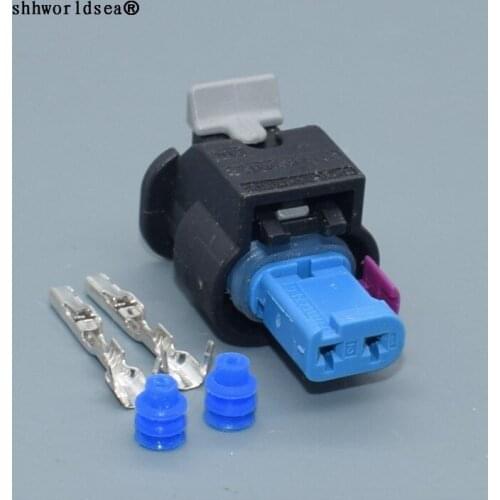 Worldgolden 2pin 1.2mm Auto Electric wire harness nozzle plug connector 1-1924067-4 1718643-1 4F0 973 702