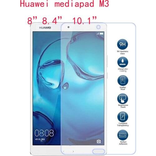 Tempered Glass Screen Protector For Huawei MediaPad M3 8.0 8.4 10.1 inch Lite Tablet Protective Film