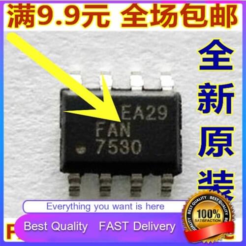 10Pcs/Lot New Original FAN7530 FAN7530MX LCD POWER Chip PATCH SOP-8