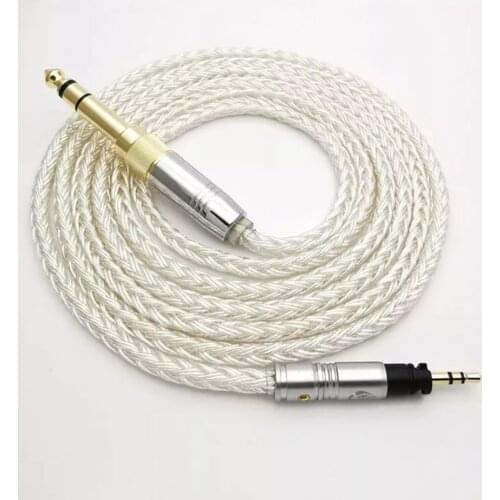 16 Core Earphone Hifi Cable 3.5mm to 2.5mm for Sennheiser Momentum 3/2/1 Headphones Bluetooth Headset Wire Connection Cables