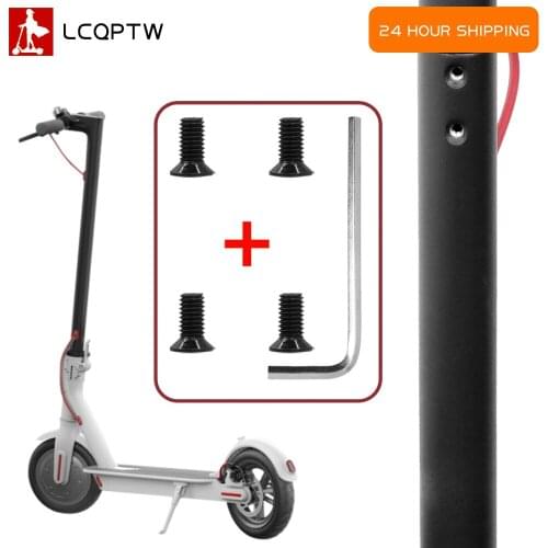 4Pcs Scooter Handlebar Front Fork Tube Screws With Hexagon Handle Replacement Parts Kits For Xiaomi M365 Ninebot Es2 Accessori