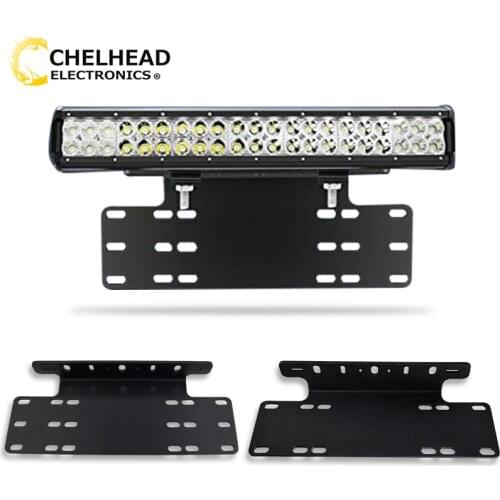 Auto Number Licence Plate Mounting Bracket Holder Universal Front Rear Bumper Car Led Bar Work Light Plate Frames