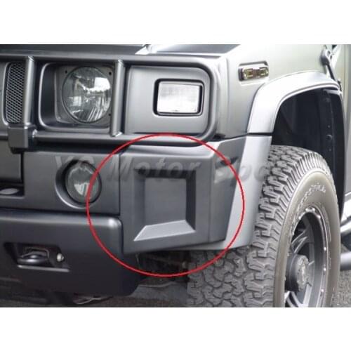 Car Accessories FRP Fiber Glass B Style Front Corner Spoiler 2pcs Fit For 2003-2009 Hummer H2 Front Corner Spoiler Car-styling