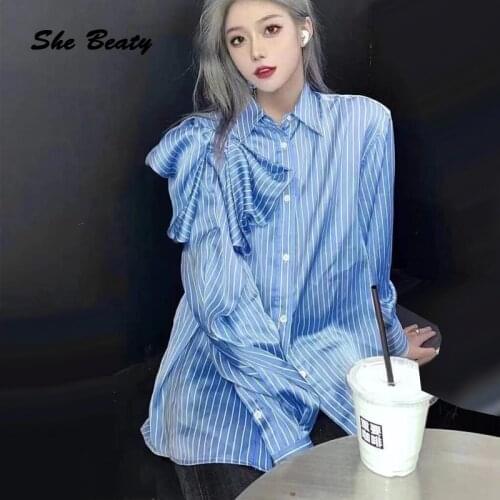 Женские голубые рубашки Cechy Daisy China At AliExpress