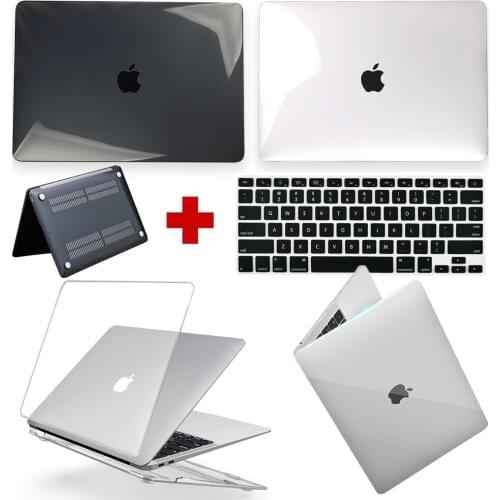Laptop Case for Apple Macbook Air 13/11/MacBook Pro 13/16/15 Inch Hard Shell Protector Case + Keyboard Cover