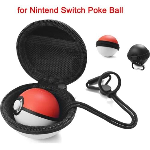 Carrying Case Cover for Nintend Switch Poke Ball Plus Controller Eevee for Nintendo Switch Storage Bag EVA Protective Game Bags