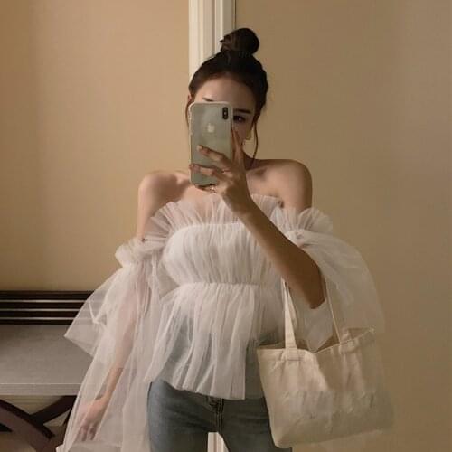 LAJWMPLXLS Off Shoulder Blouses