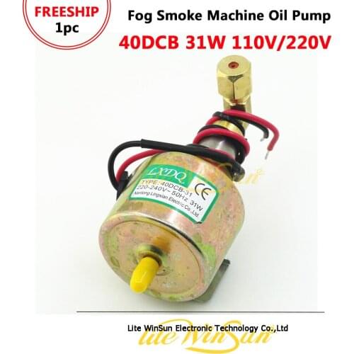 Litewinsune Freeship 31W 40DCB Smoke Oil Pump Stage Fog Machine 1200W 1500W Sucker Rod Oil Pump 110V 220V
