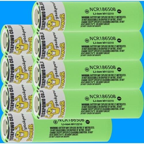 Charger 18650 battery 3400mah li-ion batteries ncr18650b 3.7V lithium akkumulator rechargeable Moscow warehouse fast delivery