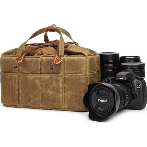 M451 New Arrive SLR Lens Camera Liner Cross Storage Bag Accessories Package Photography Bags Partition For DSLR Sony Canon Nikon