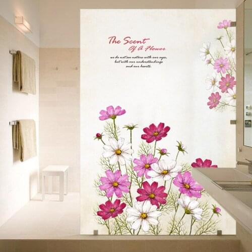 Customize bathroom opaque glass stickers bedroom shading frosted film living room decorative window stickers