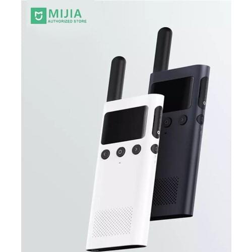 New Xiaomi Mi Mijai 1S Smart Walkie Talkie Radio LED Display USB 4.2 Bluetooth Handy Thin Outdoor 2190mAh 5 Days Standby 12dB