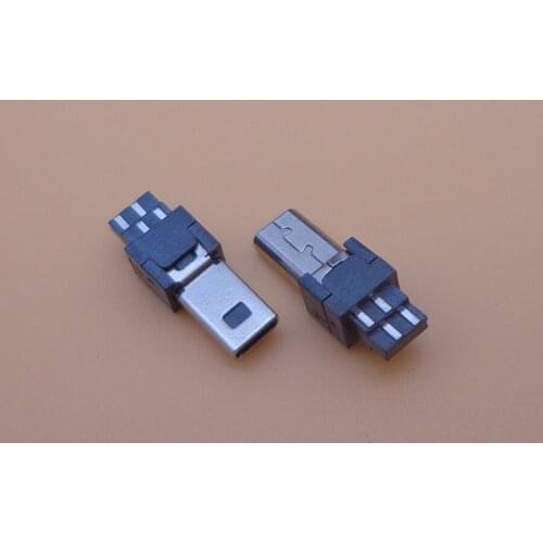 10-1000Pcs Micro USB Connector For DIY Welding Type Tail Charging port REPAIR Mobile Phone socket Type B Male Plug Wire Solder