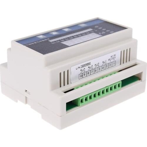 4-20mA DC Water Liquid Level Pressure Controller with 4-ways Relay DC24V Output