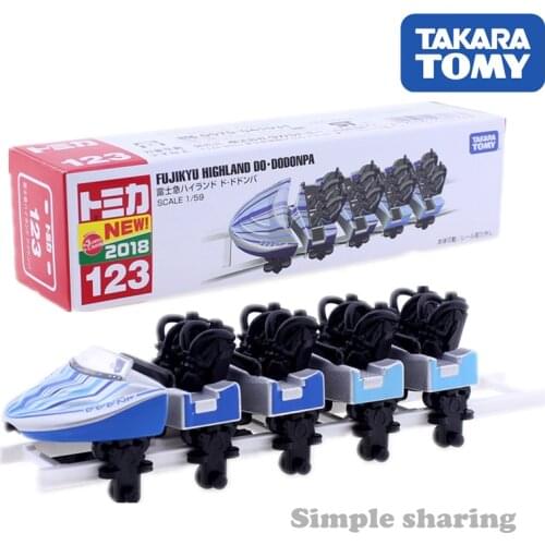 Takara Tomy Long Tomica 123 Fuji-Q Highland Do Over Dodonpa Roller Coaster 1/59 Diecast Metal Car Toy Vehicle Model Collection