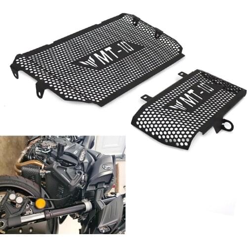 Motorcycle Radiator Grille Guard Protection & Oil Cooler Guard Protector For Yamaha MT-10 MT10 MT 10 FZ-10 FZ10 FZ 10 2016 -2021