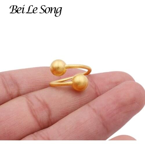 Womens ring wedding women jewelry Rings Dubai 24k gold color ring ror women wedding Couple resizable ring jewellery girls gifts